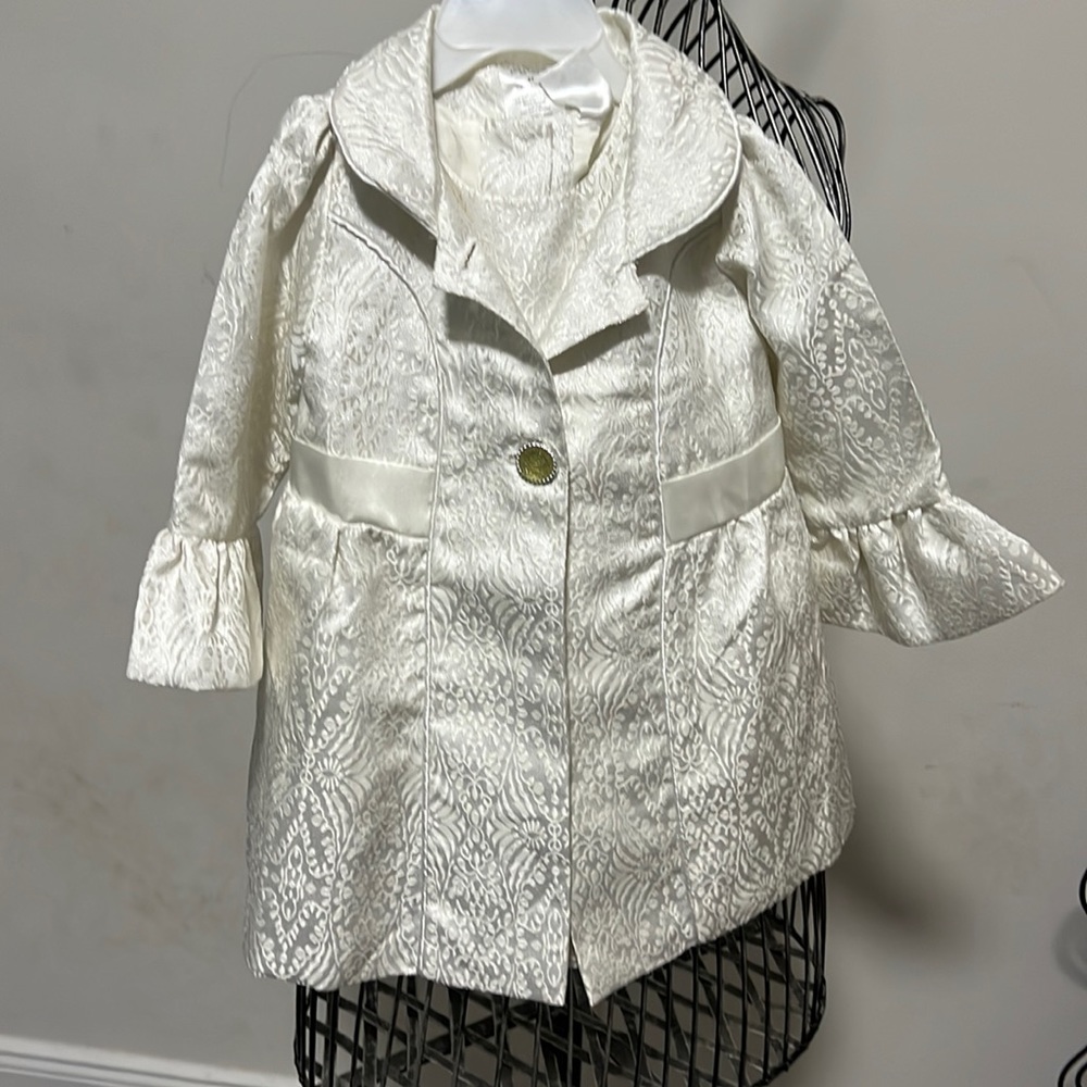 Off white 2 piece dress